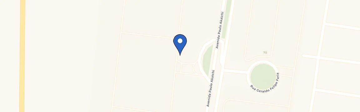 Mapa da estação Garagem Moradas