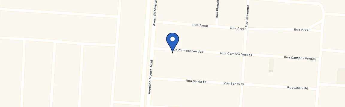 Mapa da estação Rua Campos Verdes