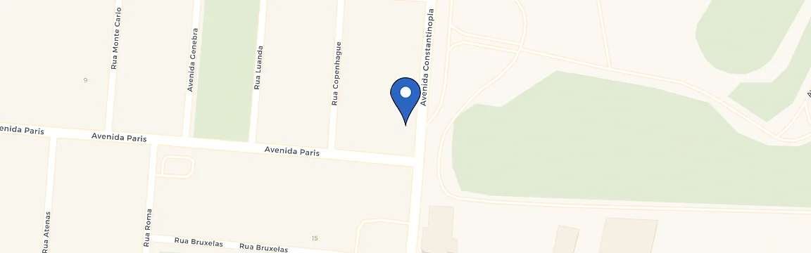 Mapa da estação Av. Constantinopla