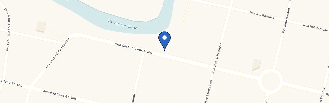 Mapa da estação Hotel Taió