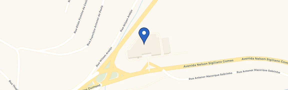Mapa da estação Líder Chevrolet