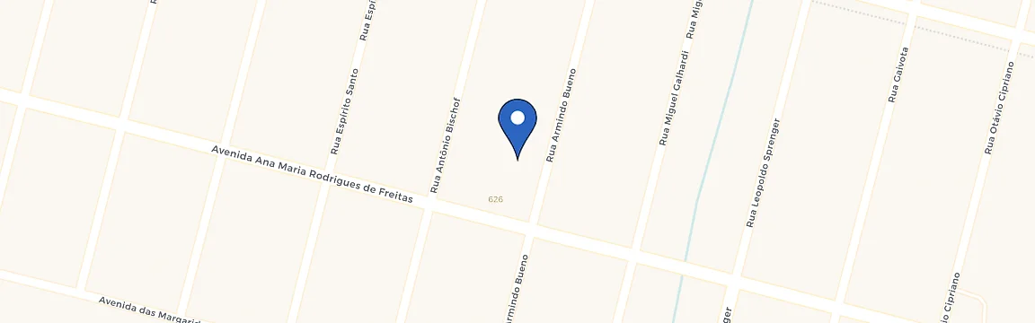Mapa com a localização da estação RDS