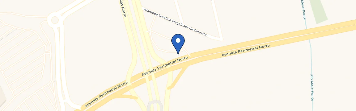 Mapa com a localização da estação In Load - Posto Passeio Das Águas
