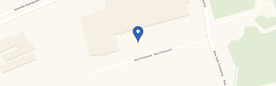 Mapa com a localização da estação Shopping Cilla - Plugon - 80 kW