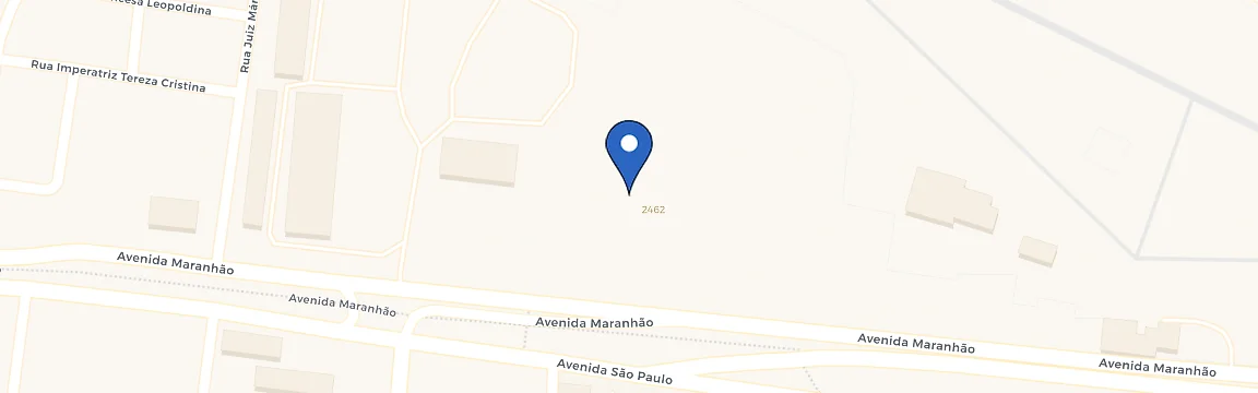 Mapa da estação Gotec Recarga Braúna