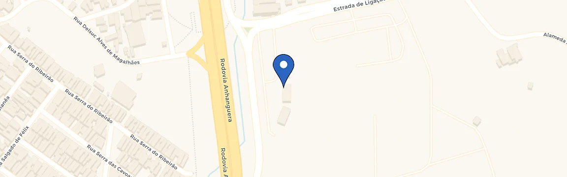 Mapa da estação Posto BR - Super Anhanguera