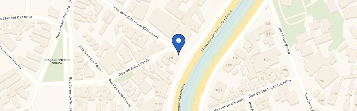 Mapa da estação Med Center