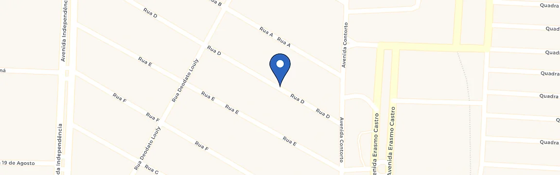 Mapa da estação Canaã Zeus