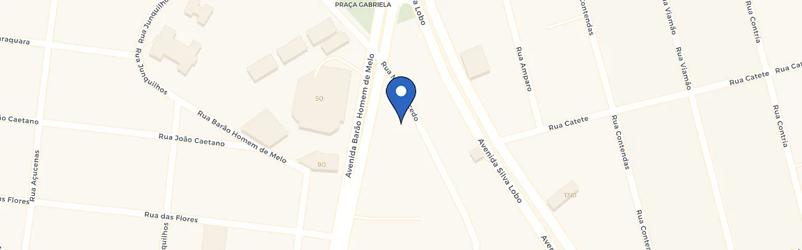Mapa da estação Garapão Barão H De Melo