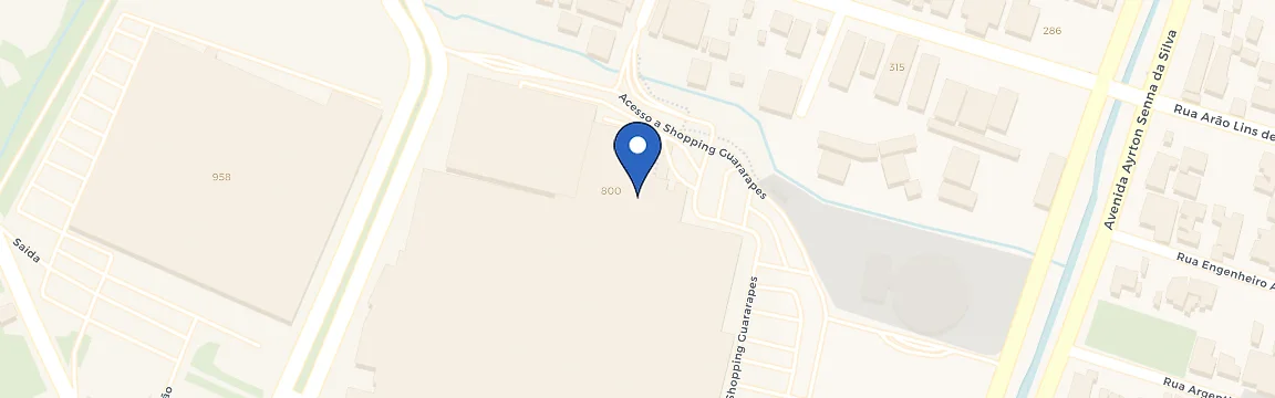 Mapa da estação Kroma Conecta Shopping Guararapes