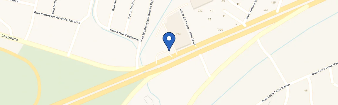 Mapa da estação Kroma Conecta Posto Fiji