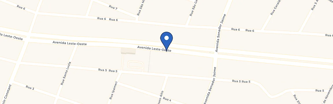Mapa com a localização da estação Enersy | 40kW DC RÁPIDA Eletroposto Leste Oeste