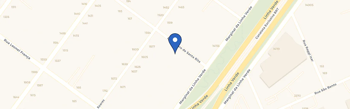 Mapa da estação Balança do Brasília
