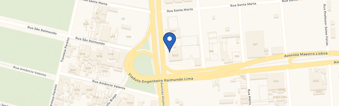 Mapa da estação Posto Cambeba