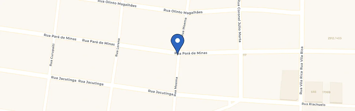 Mapa da estação Power Charge - Meu Prata Padre Eustáquio
