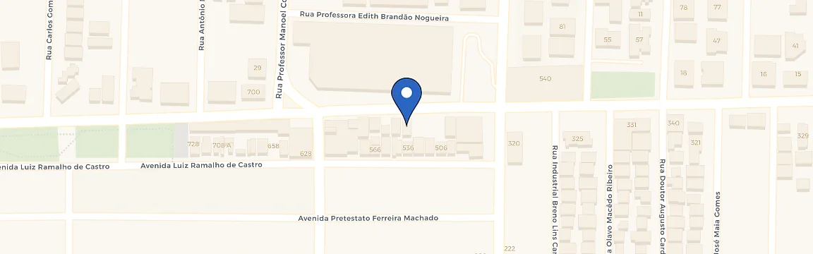 Mapa da estação Renove - Jatiuca
