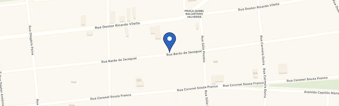 Mapa da estação Hospital Previna