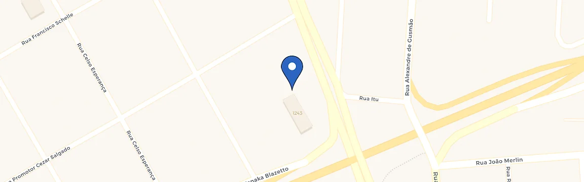 Mapa da estação Bionova – Days Inn