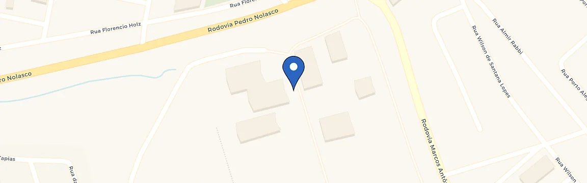 Mapa com a localização da estação L.A.B Solar Eletroposto Baixo Guandu