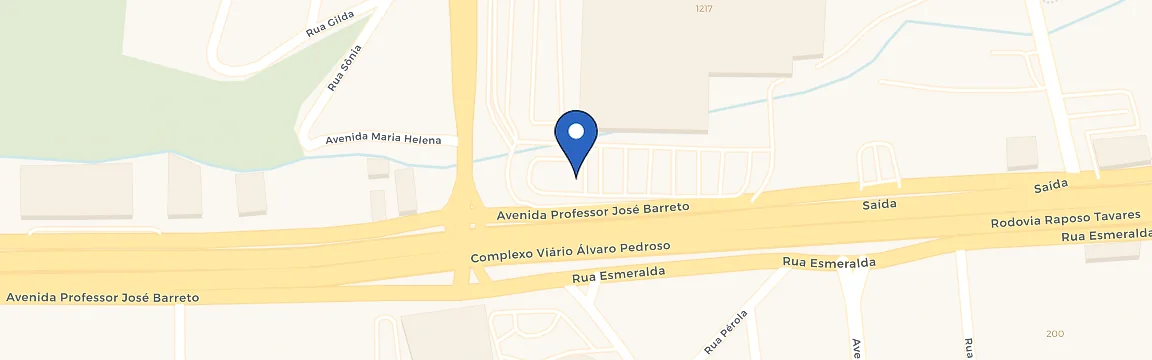 Mapa da estação Atacadão Cotia Centro