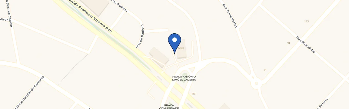 Mapa da estação Posto Ipiranga Classe A