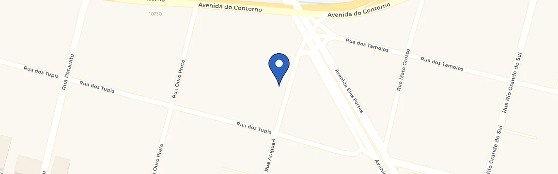 Mapa da estação Power Charge Auto Bitts Barro Preto