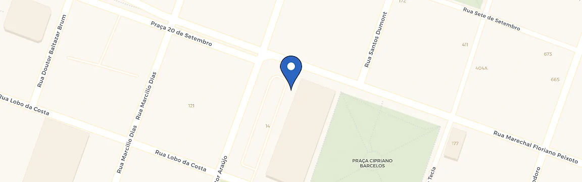 Mapa da estação Pop Center Cris Charge