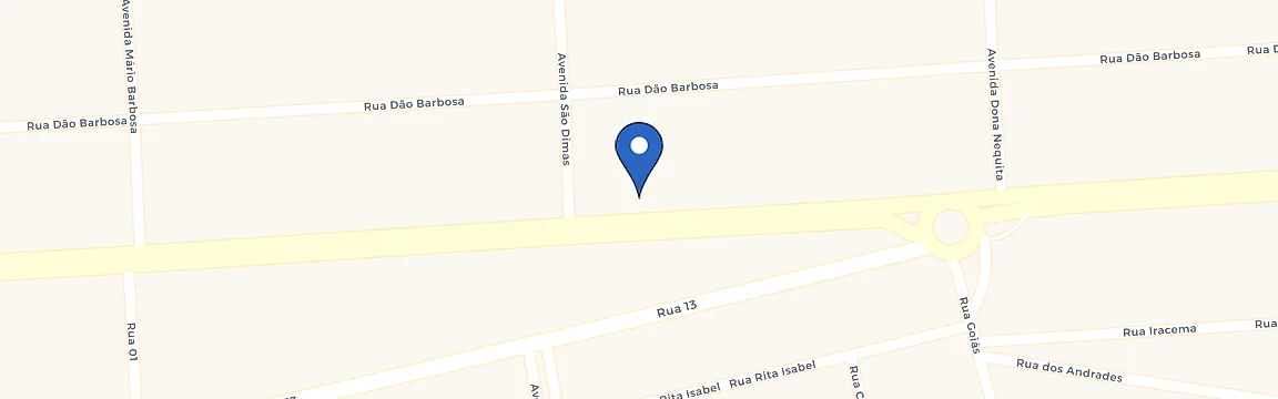 Mapa da estação Sky Fit Aparecida Centro
