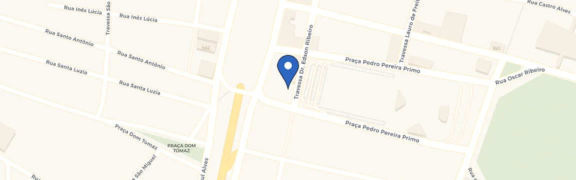 Mapa da estação Posto Pinheiro