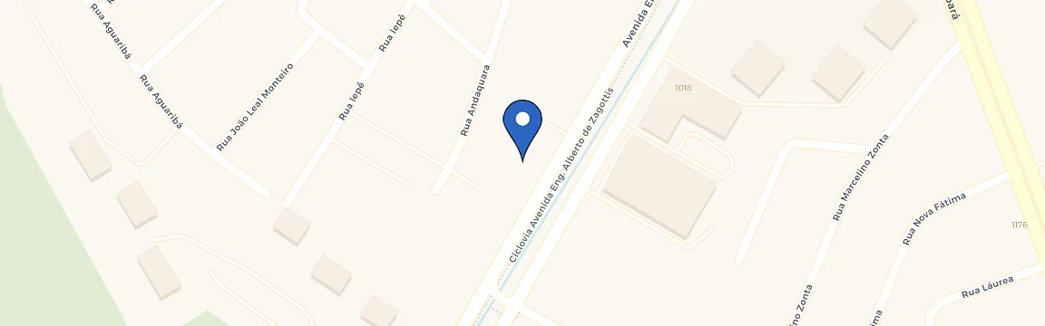 Mapa da estação Alberto De Zagottis