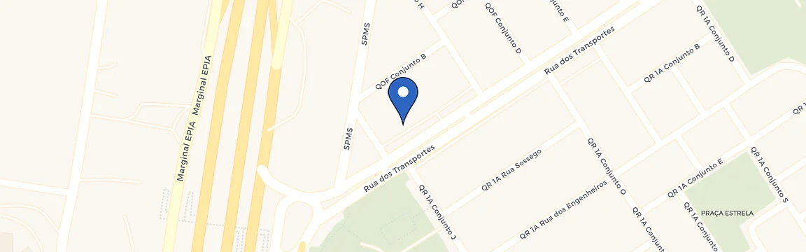 Mapa da estação Açougue Santa Carne