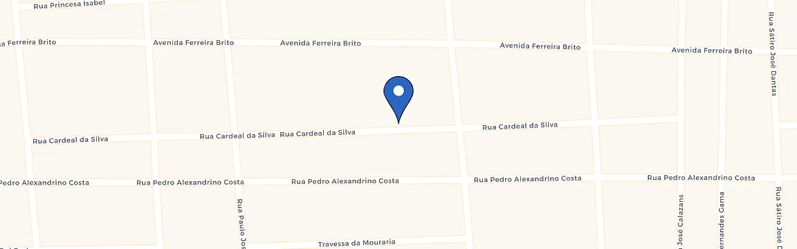Mapa com a localização da estação Ribeira Do Pombal