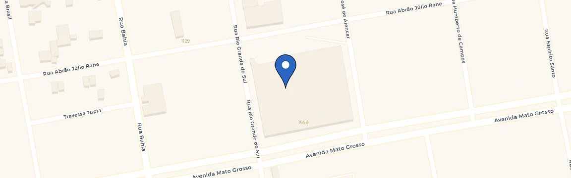 Mapa da estação Volvo, Sam's Club, Campo Grande