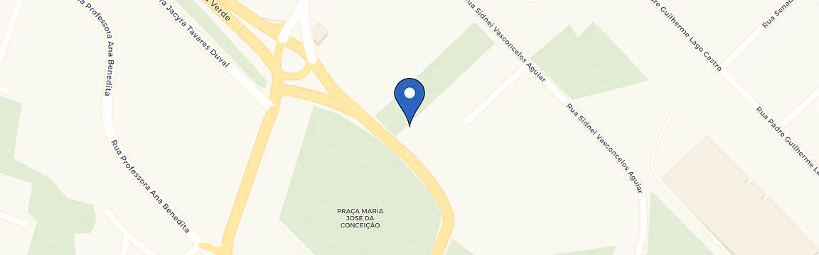 Mapa da estação Posto Raiz