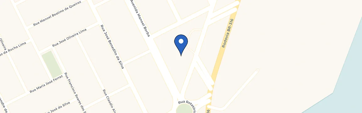 Mapa da estação Rio Hotel Petrolândia