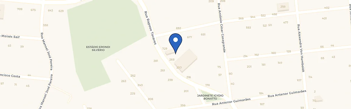 Mapa da estação Rede Master