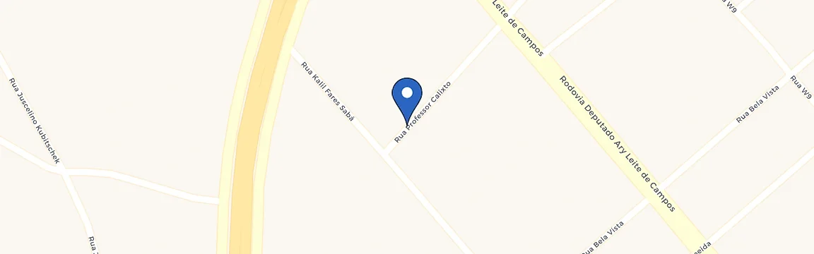 Mapa da estação Casa de Benedito