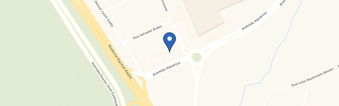 Mapa da estação Posto Aquarius
