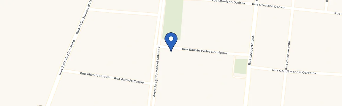 Mapa da estação Terminal Rodoviário de São João Batista