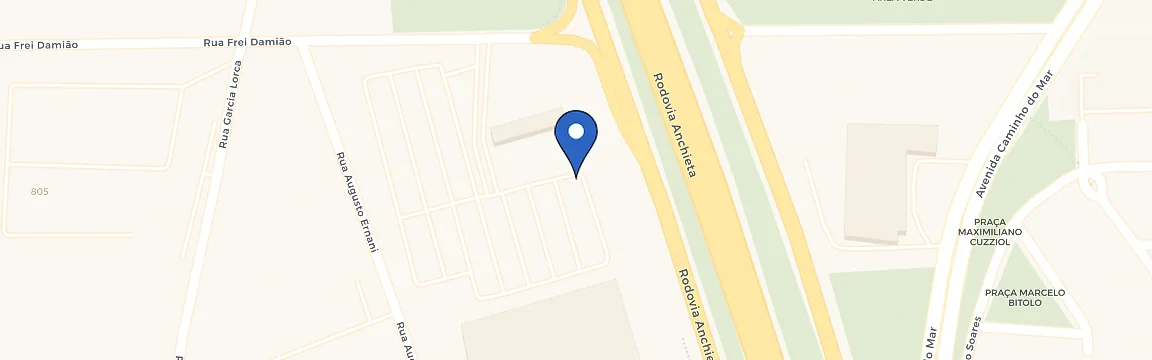 Mapa da estação Max Atacadista São Bernardo