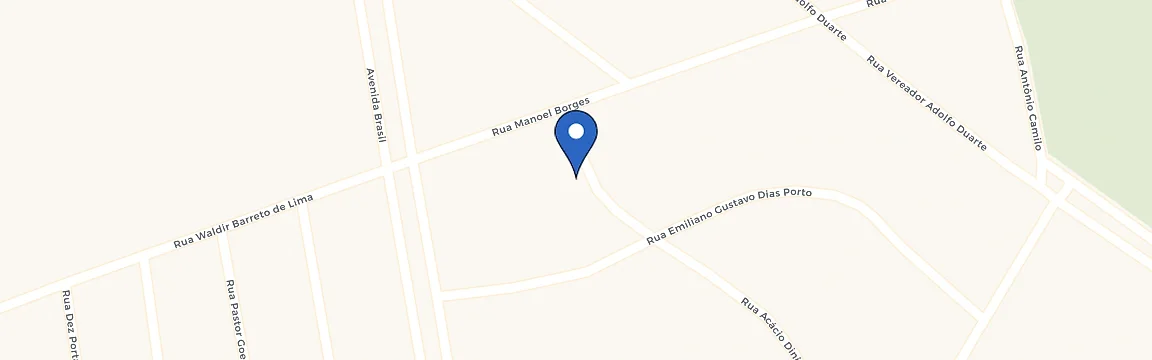 Mapa da estação Rondini