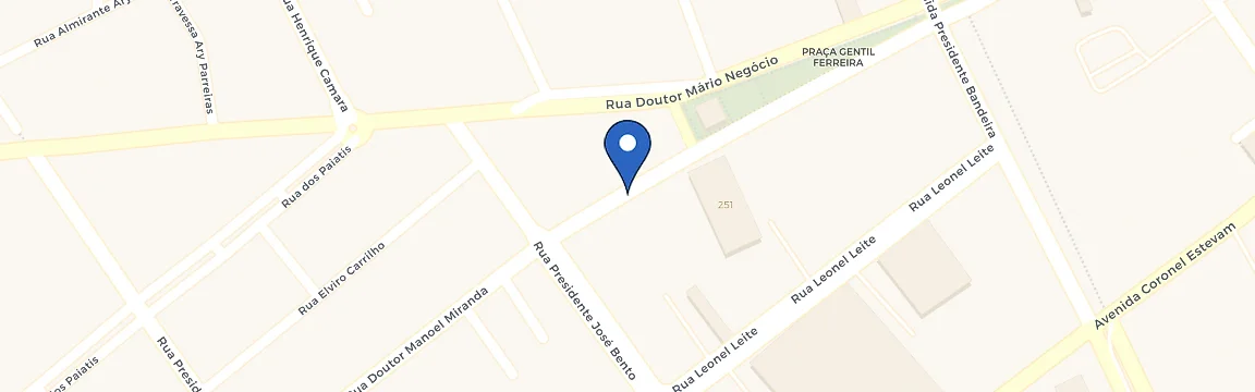 Mapa da estação Mais - Alecrim