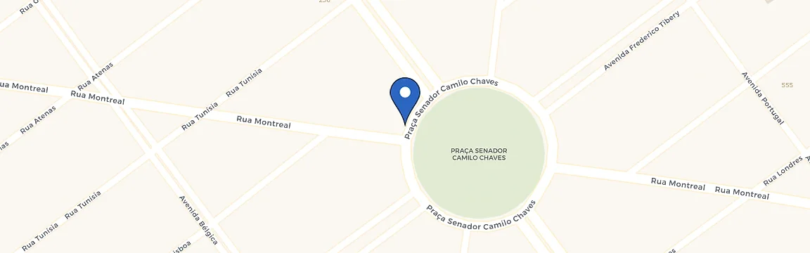 Mapa da estação Casa de Carnes Ramires