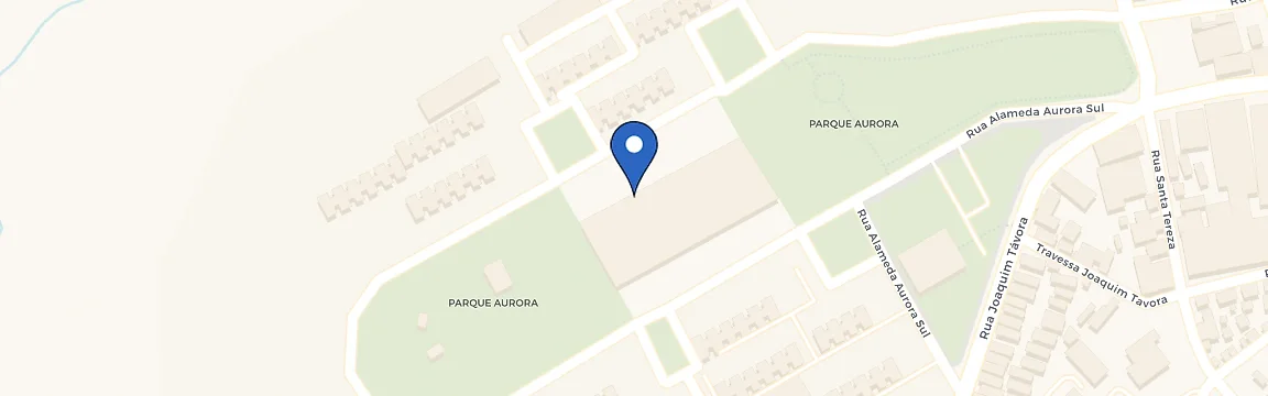 Mapa com a localização da estação JOULT - Aurora Mall