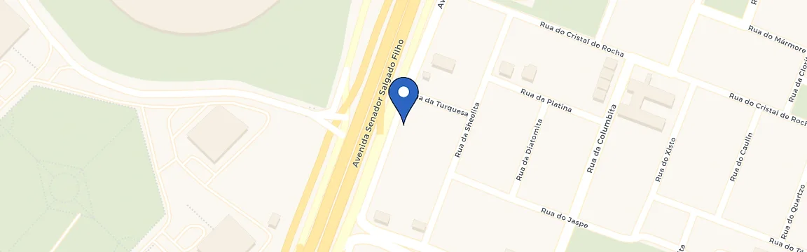Mapa da estação Casa Solar - Natal