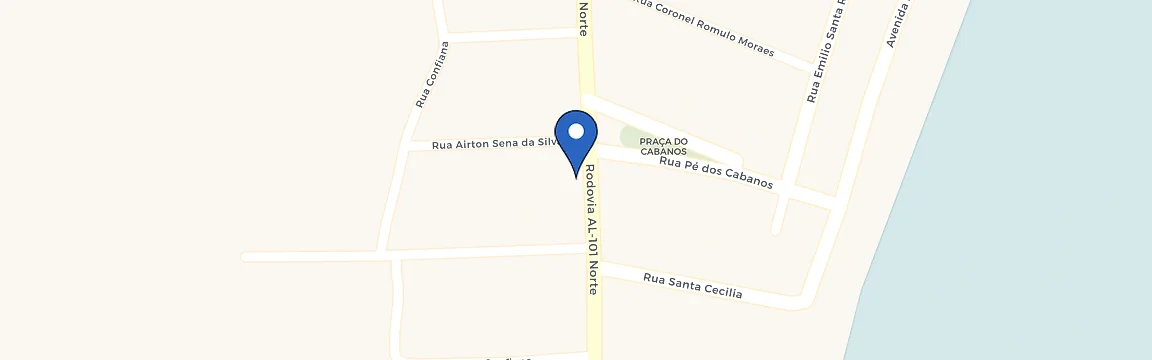 Mapa da estação Bomba Nordeste em Frente aos Bombeiros