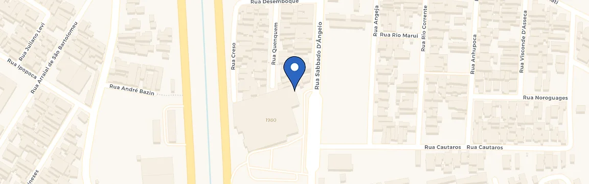 Mapa da estação Troove Lopes - Itaquera