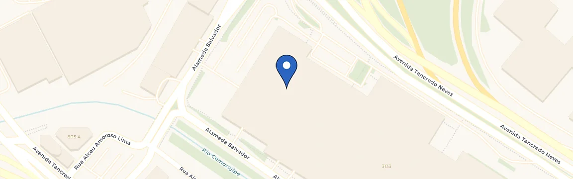 Mapa da estação Salvador Shopping