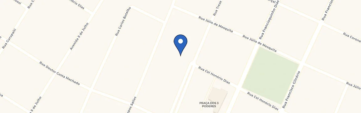 Mapa da estação Fonseca Supermercados