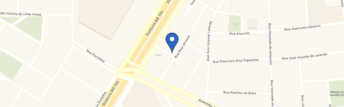 Mapa da estação Vapt Atrás Posto BR Agamenon